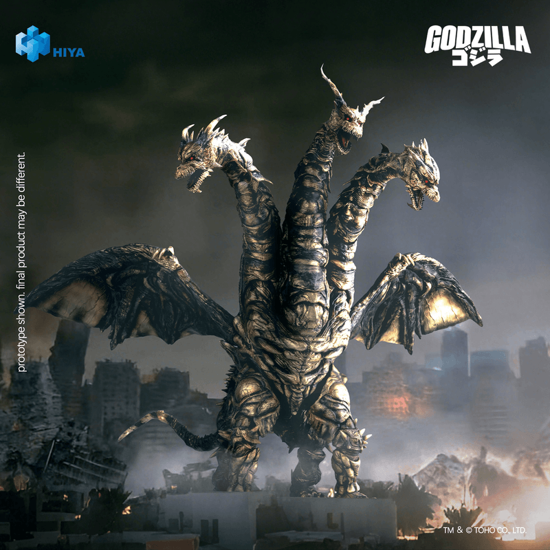 [[PRE-ORDER]] None Scale 10 Inch Godzilla Final Wars 2004 Keizer Ghidorah Action Figure