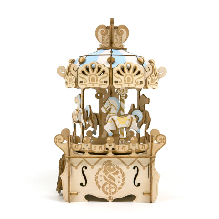 Wooden Art wa-gu-mi Merry-go-round with Music box