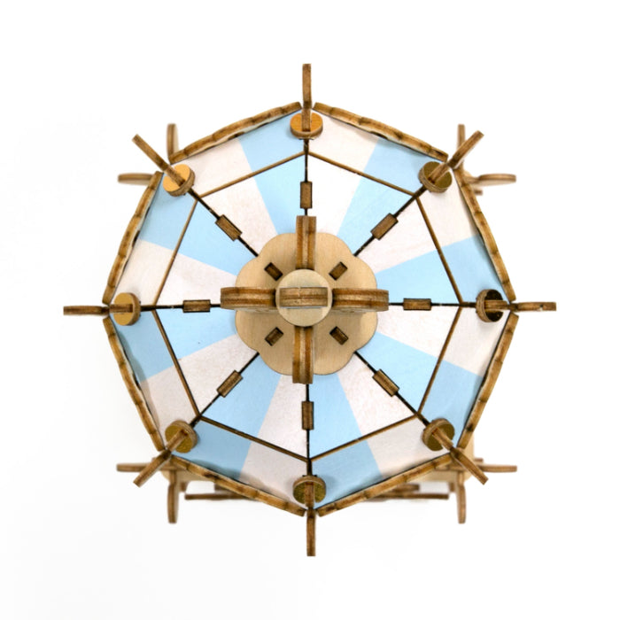 Wooden Art wa-gu-mi Merry-go-round with Music box