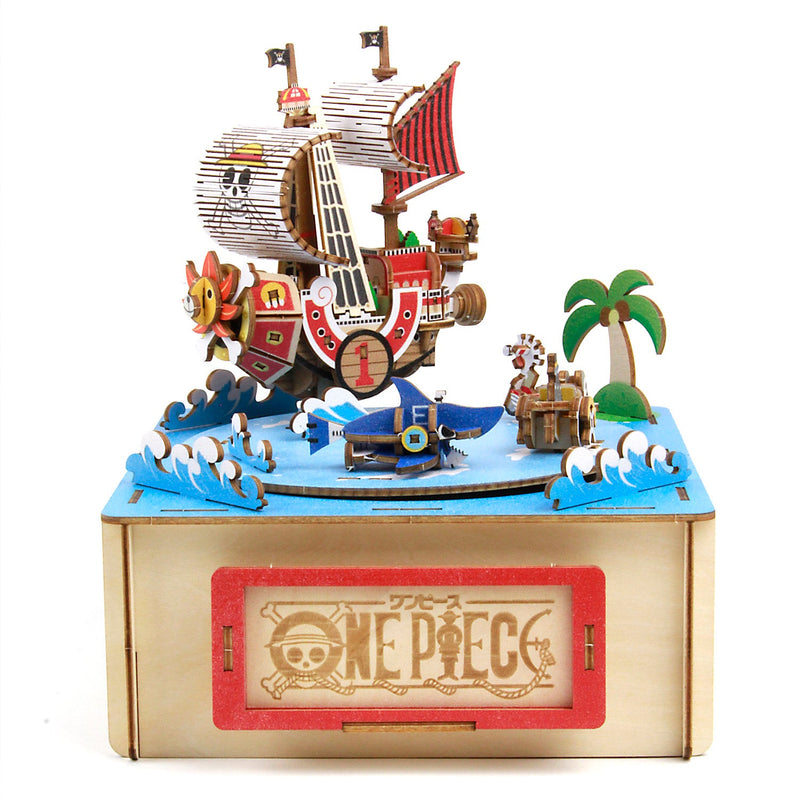 [Preorder][ETA Q3 2026] Wooden Art wa-gu-mi One Piece: Straw Hat Crew Thousand Sunny with Music Box