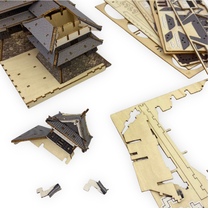 [Preorder][ETA Q3 2026] Wooden Art wa-gu-mi Matsumoto Castle Color Ver.
