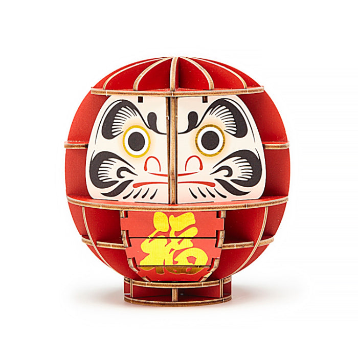 Wooden Art wa-gu-mi Daruma Color Version