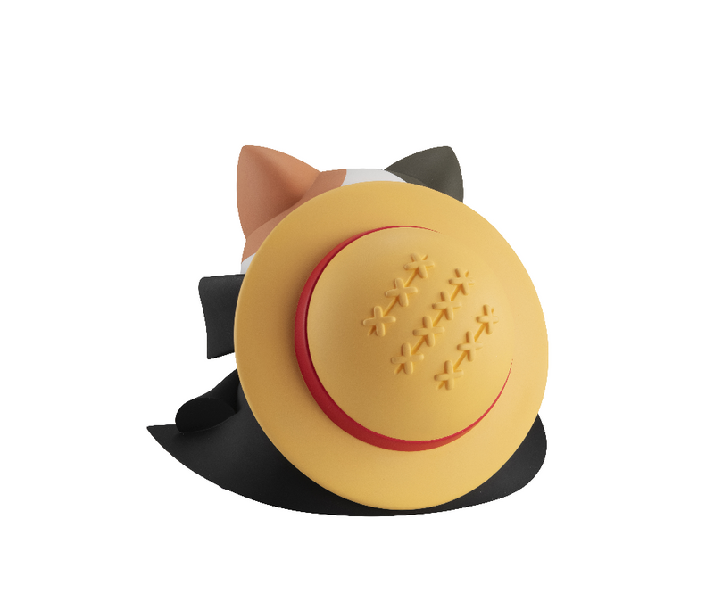 MEGA CAT PROJECT ONE PIECE Nyanto! The Big NYAN PIECE Series Monkey D. Luffy (Repeat)