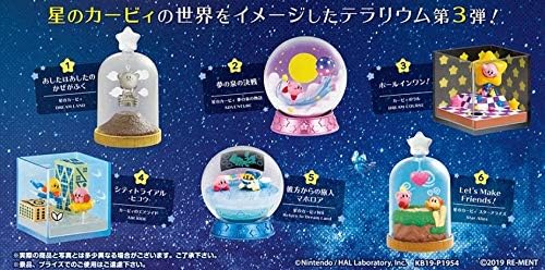 Ninetendo Kirby Re-Ment Pokemon Terrarium Collection DX Memories Blind Box (Kirby) (6PCs per Full Set Box)
