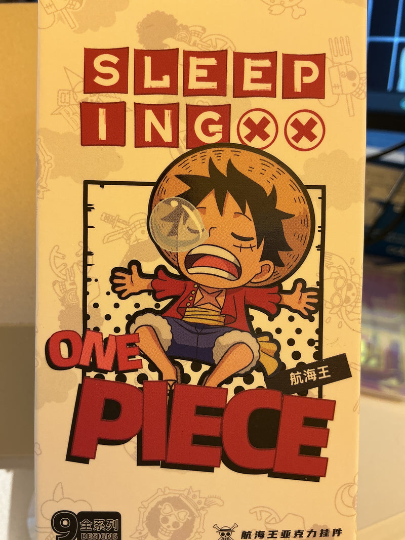 one Piece Sleeping KeyChain