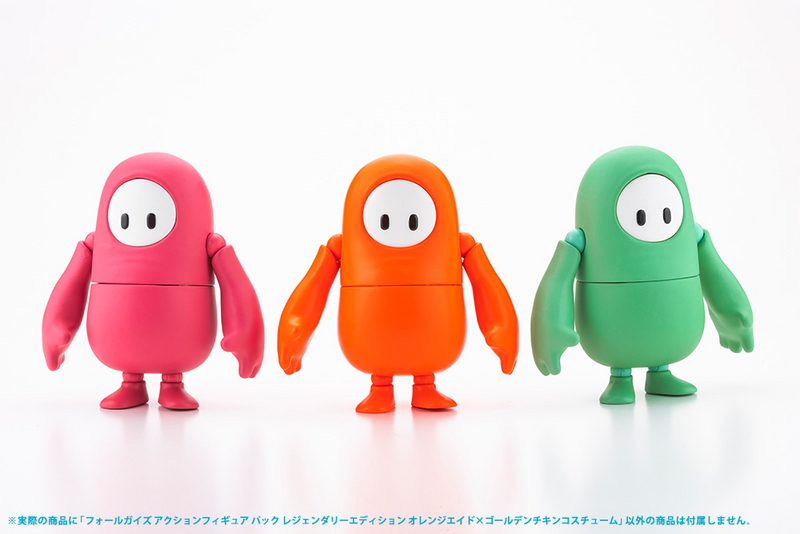 FALL GUYS ULTIMATE KNOCKOUT Action Figure pack Legendary Edition: Orangeade/Golden Chicken Costume
