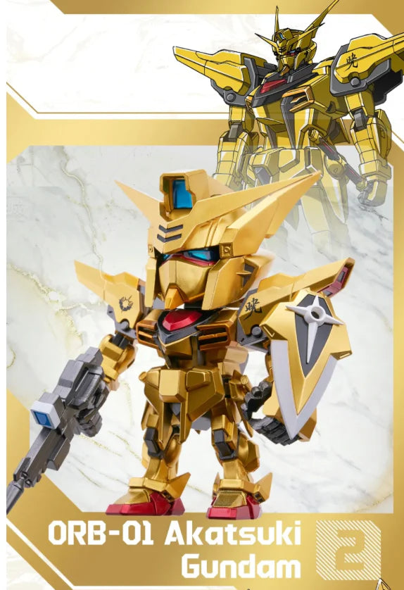 QMSV Mini Gold "Gundam" (Full Set Box/8), BNESH Q MSV - 1 PC