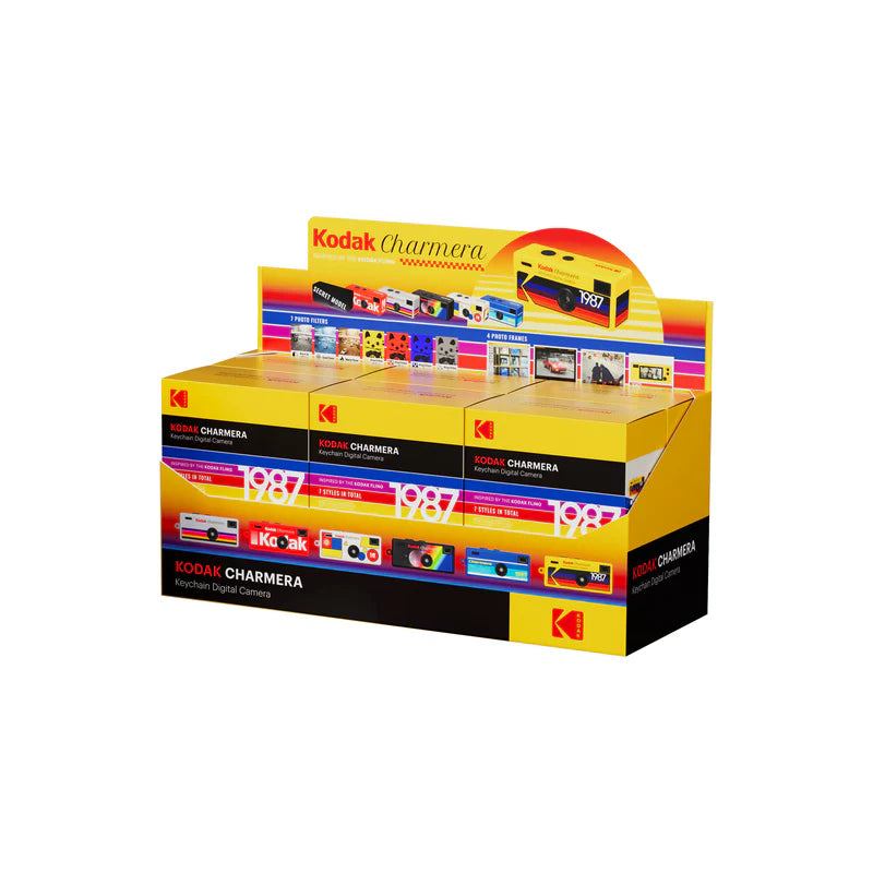 Kodak Charmera 1987 Mini Digital Camera Keychain Blind Box Collectible - 1 PC