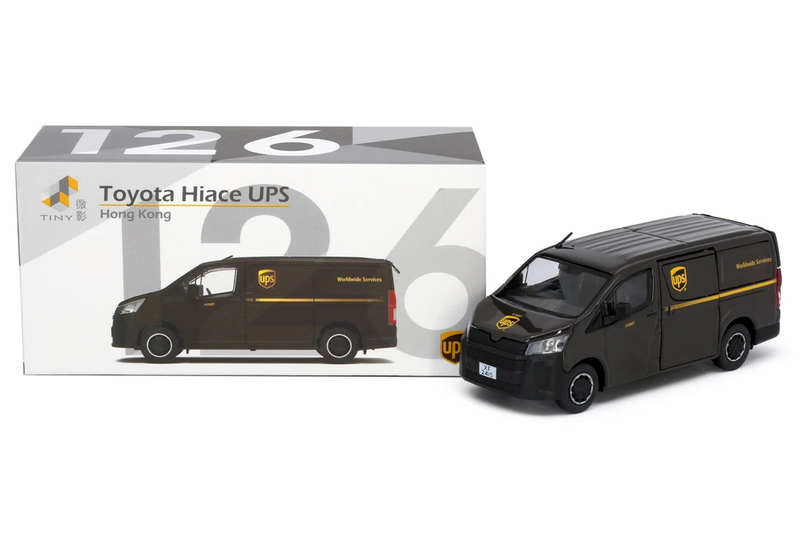 Tiny City Die-cast Model Car - Toyota Hiace H300 UPS