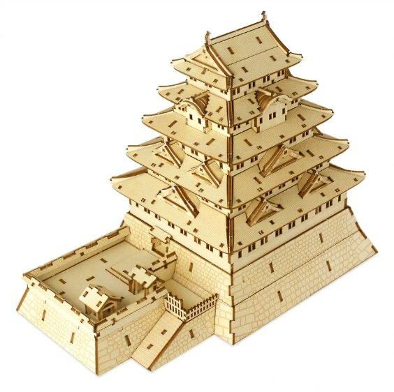 Azone wa-gu-mi Wooden Art Edo Castle (238 Pieces) Level 5