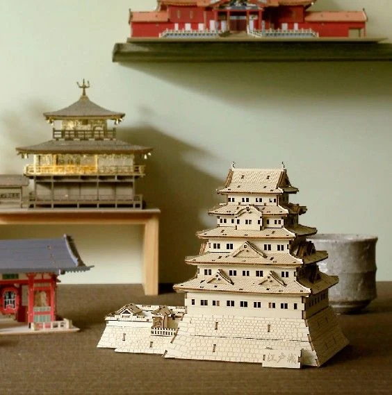 Azone wa-gu-mi Wooden Art Edo Castle (238 Pieces) Level 5