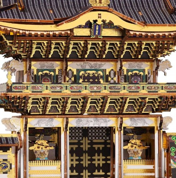 Azone wa-gu-mi Wooden Art Yomeimon Gate Color Version (259 Pieces) Level 4