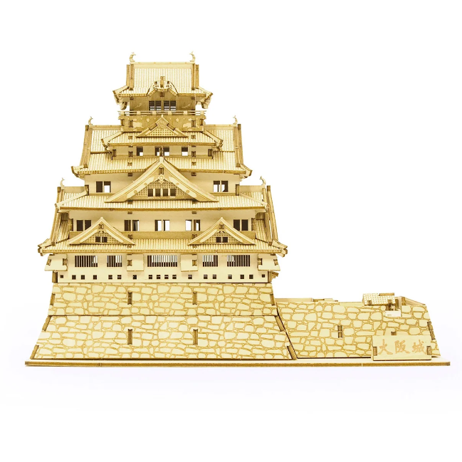 Azone wa-gu-mi Wooden Art Osaka Castle (233 pieces, level 5)