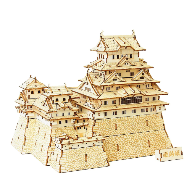 Azone wa-gu-mi Wooden Art Himeji Castle (371 pieces, level 5)