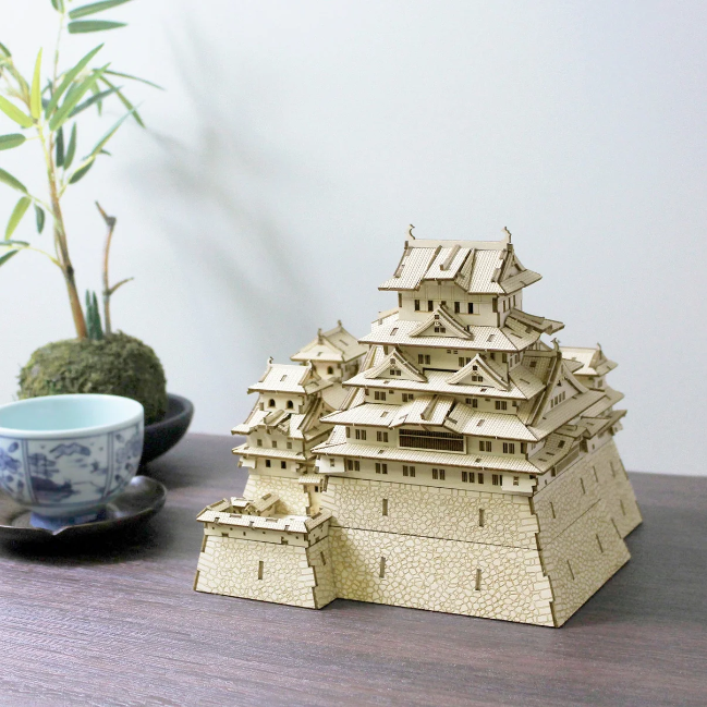 Azone wa-gu-mi Wooden Art Himeji Castle (371 pieces, level 5)