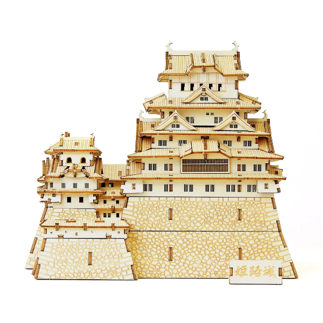 Azone wa-gu-mi Wooden Art Himeji Castle (371 pieces, level 5)