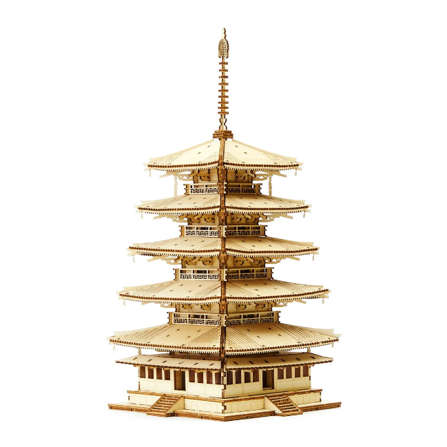 Azone wa-gu-mi Wooden Art Five-Story Pagoda (301 pieces, level 5)