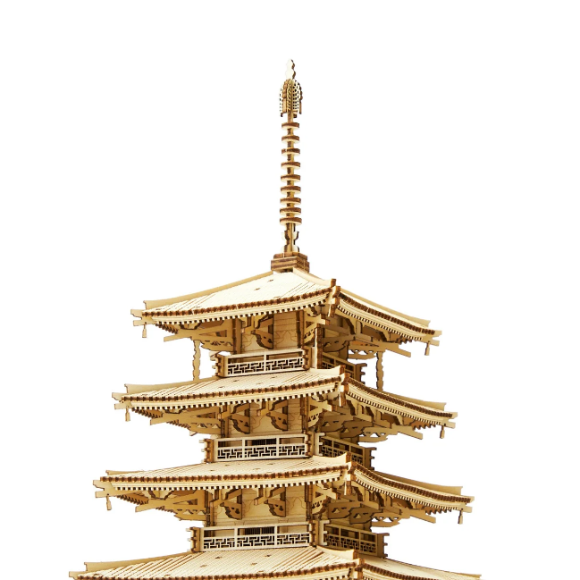 Azone wa-gu-mi Wooden Art Five-Story Pagoda (301 pieces, level 5)
