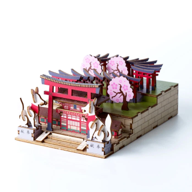 Azone wa-gu-mi Wooden Art Fushimi Inari (96 pieces, level 3)