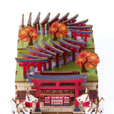 Azone wa-gu-mi Wooden Art Fushimi Inari (96 pieces, level 3)