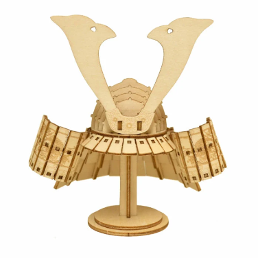 Azone wa-gu-mi Wooden Art Kabuto Memo Stand (77 pieces, level 2)