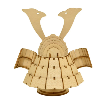 Azone wa-gu-mi Wooden Art Kabuto Memo Stand (77 pieces, level 2)