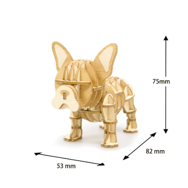 Wooden Art wa-gu-mi French Bulldog