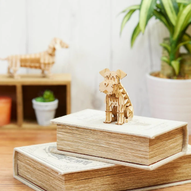 Wooden Art wa-gu-mi Miniature Schnauzer
