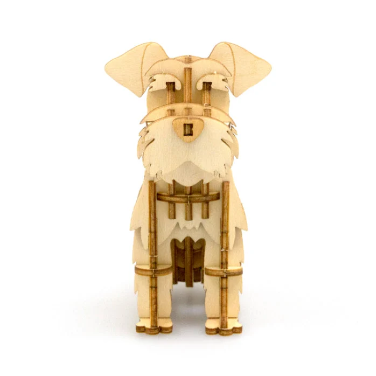 Wooden Art wa-gu-mi Miniature Schnauzer