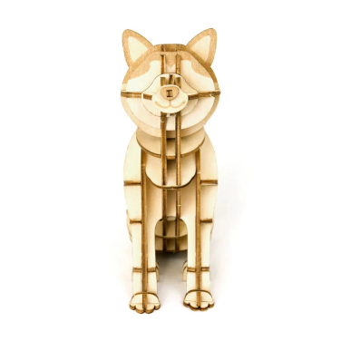 Wooden Art wa-gu-mi Akita Inu