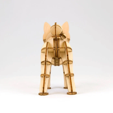 Wooden Art wa-gu-mi Brushwood Dog
