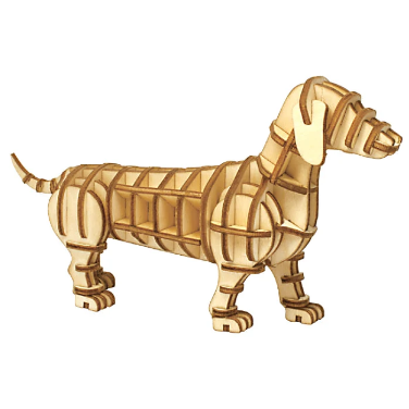 Wooden Art wa-gu-mi Dachshund