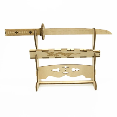 Wooden Art wa-gu-mi Japanese Sword Katana