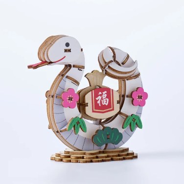 Wooden Art wa-gu-mi Snake
