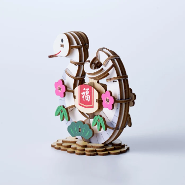 Wooden Art wa-gu-mi Snake