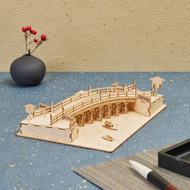 Wooden Art wa-gu-mi Nihonbashi Bridge