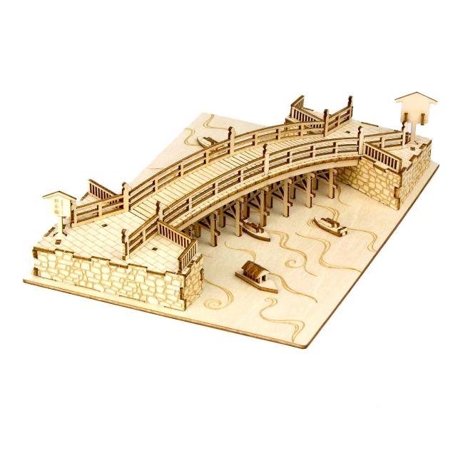 Wooden Art wa-gu-mi Nihonbashi Bridge