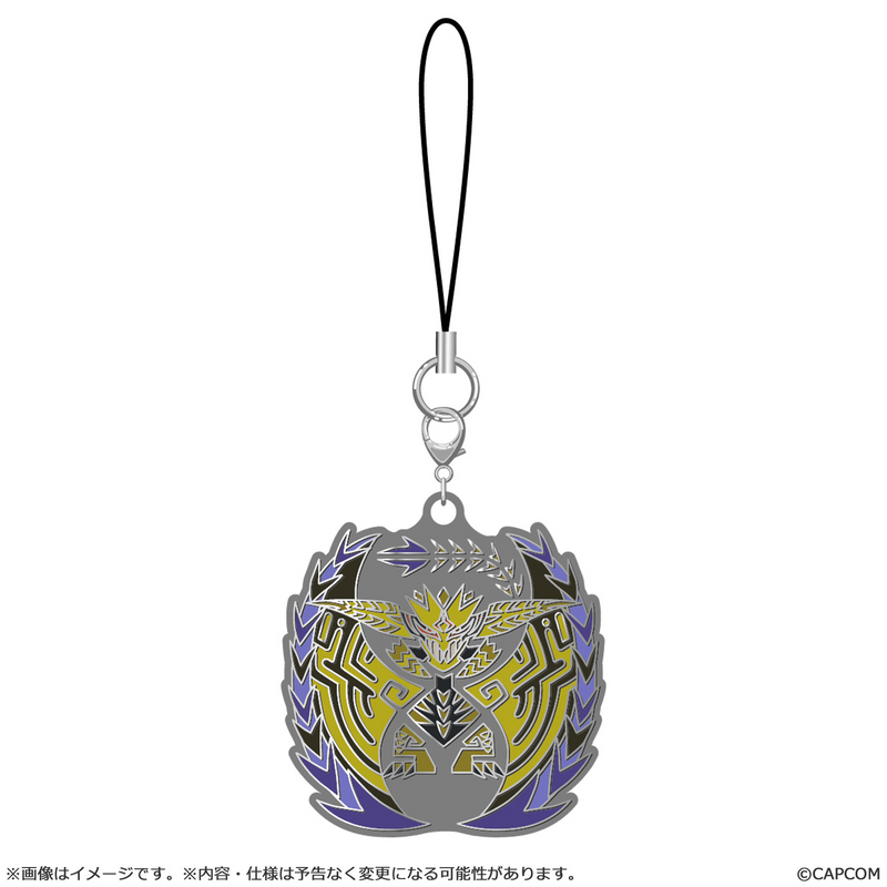 Monster Hunter Wilds Monster icon Metal Keychain - 1 PC