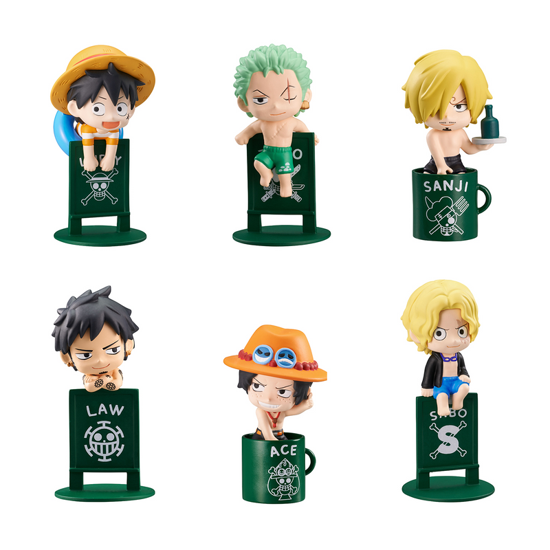 Ochatomo series ONE PIECE Pirates Vacance (Repeat) - 1 PC (8pc per Full Set Box)