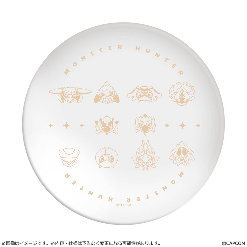 MONSTER HUNTER CHIBI STYLE Melamine Plate: Plain
