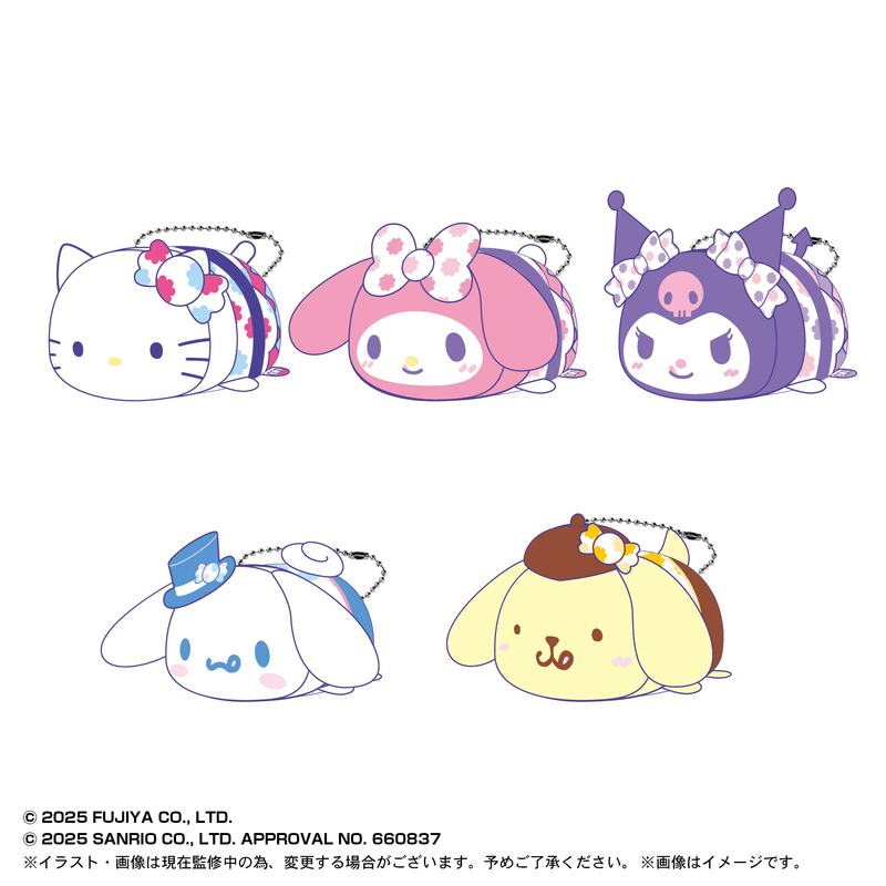 Milky×SANRIO POTE KORO MASCOT - 1 PC (5pc per Full Set Box)