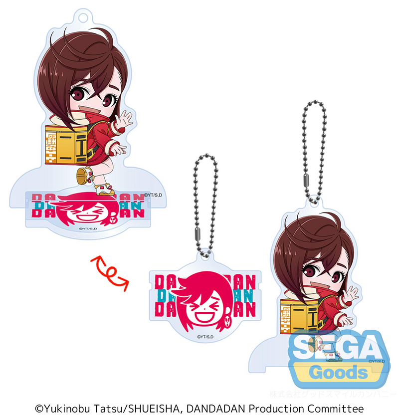 TV Anime DAN DA DAN Chibi Acrylic Keychain Stand - 1 PC (6pc per box)