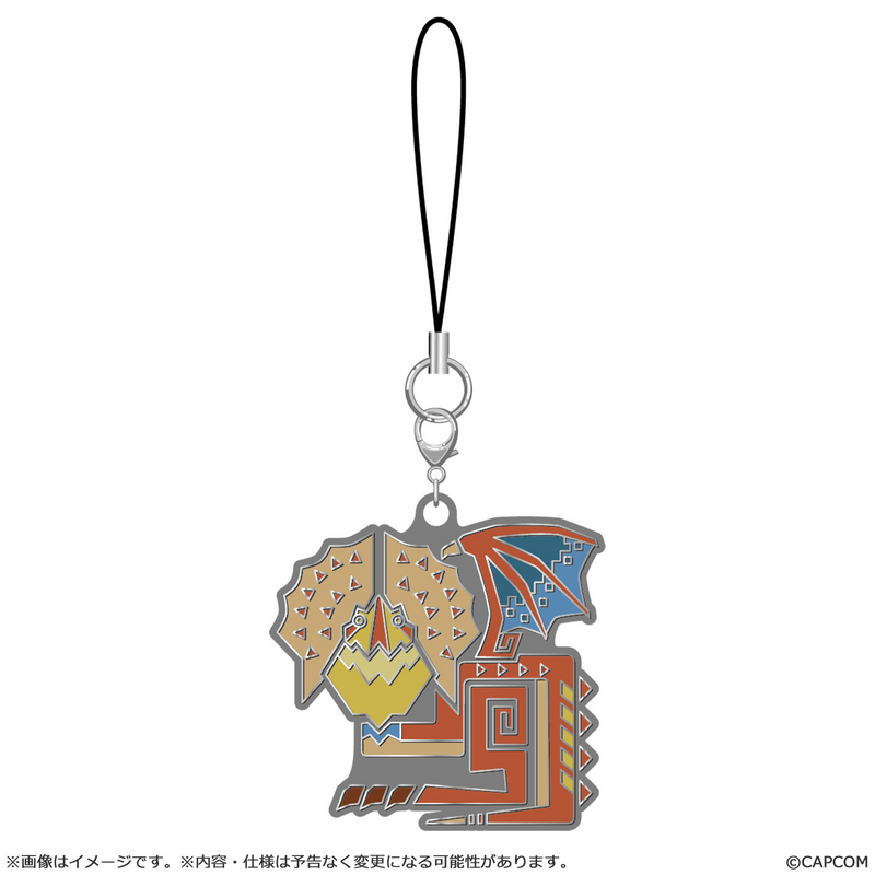 Monster Hunter Wilds Monster icon Metal Keychain - 1 PC