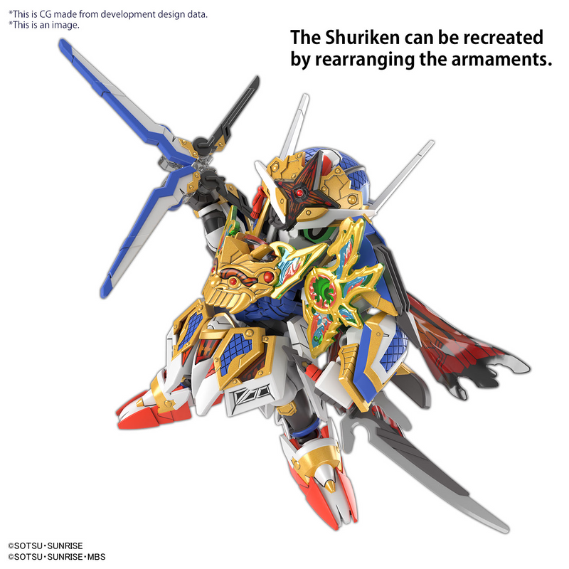 【Flash Deals - 15% Off in Cart】SDW HEROES ONMITSU GUNDAM AERIAL