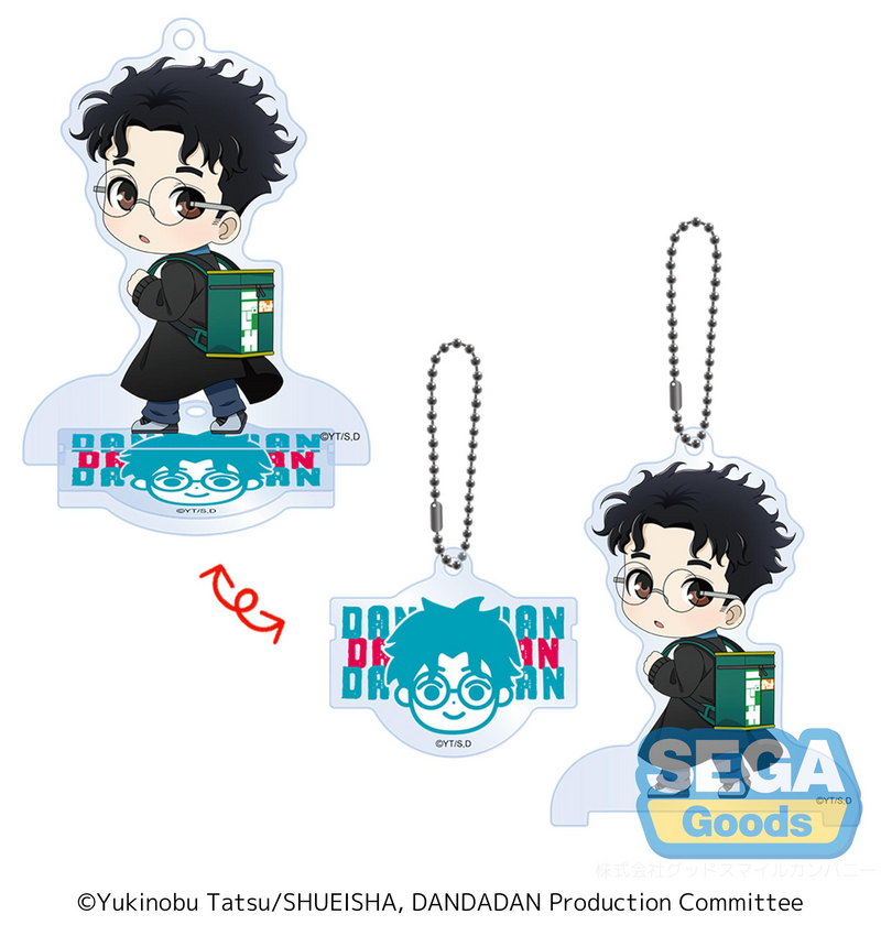 TV Anime DAN DA DAN Chibi Acrylic Keychain Stand - 1 PC (6pc per box)