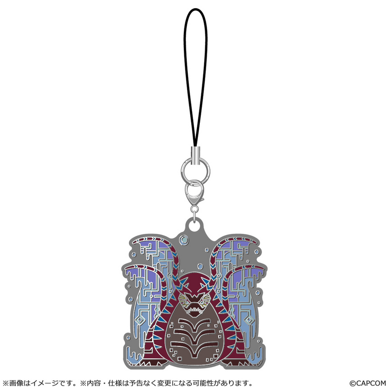 Monster Hunter Wilds Monster icon Metal Keychain - 1 PC