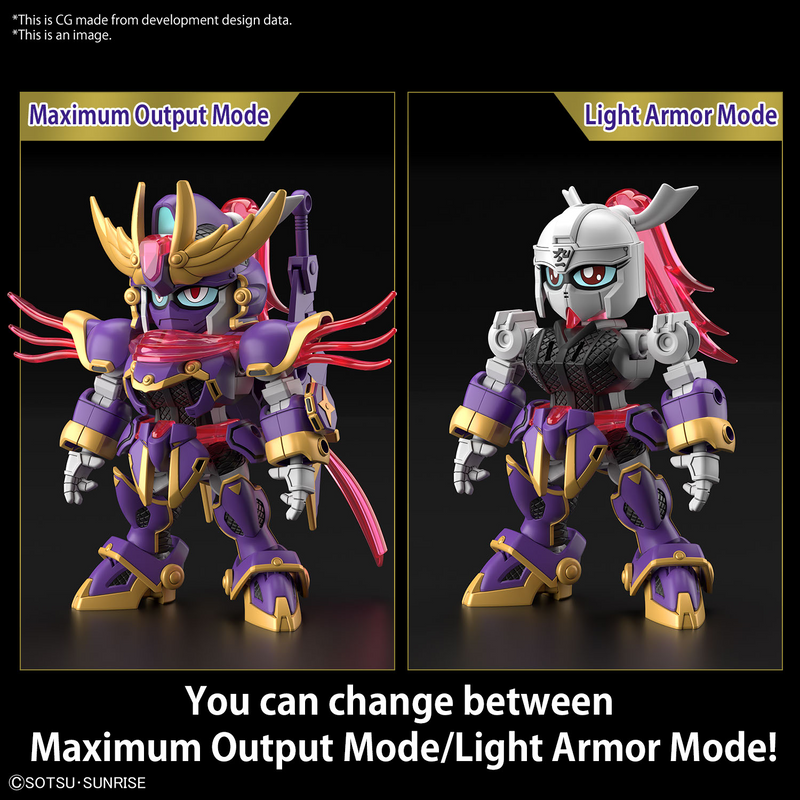 【Flash Deals - 20% Off in Cart】SD GUNDAM CROSS SILHOUETTE F-KUNOICHI KAI