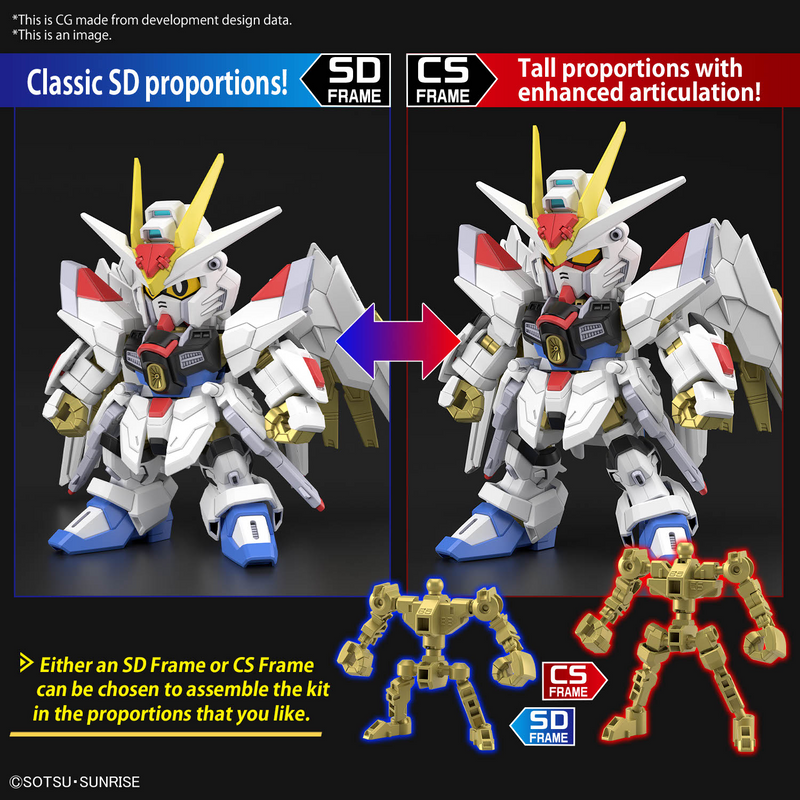 【Flash Deals - 20% Off in Cart】SD GUNDAM CROSS SILHOUETTE MIGHTY STRIKE FREEDOM GUNDAM