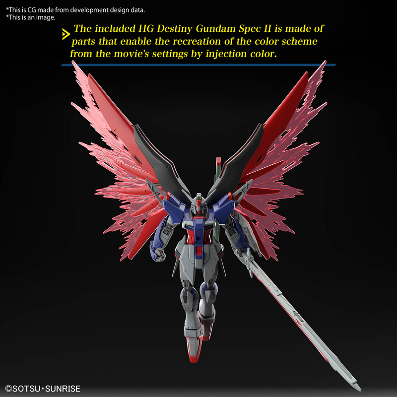 HG 1/144 DESTINY GUNDAM SpecⅡ& ZEUS SILHOUETTE
