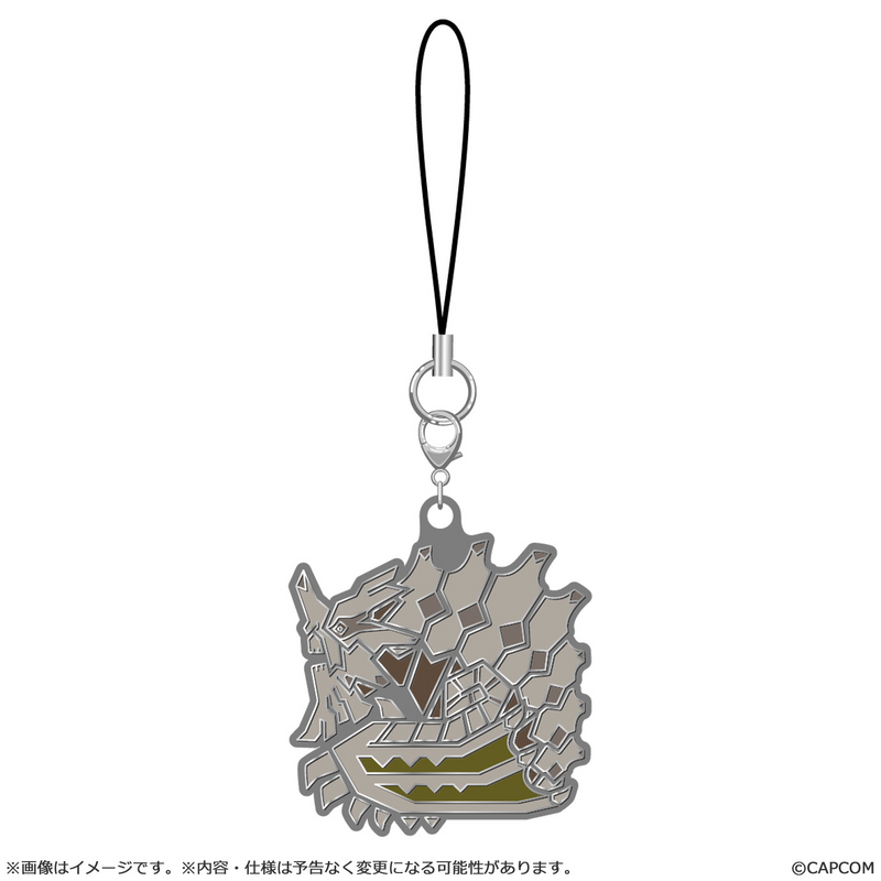 Monster Hunter Wilds Monster icon Metal Keychain - 1 PC